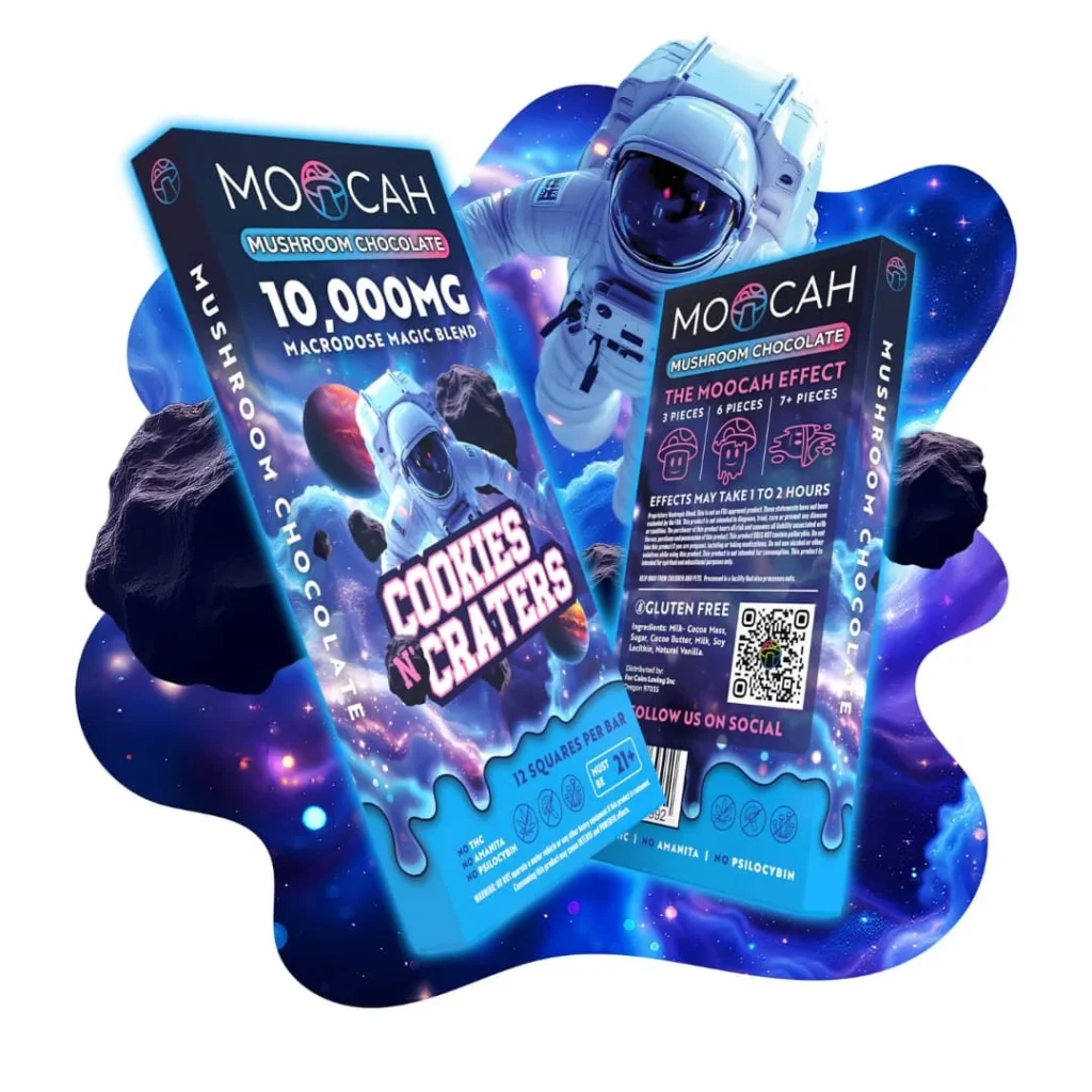 moocah mushroom chocolate bar