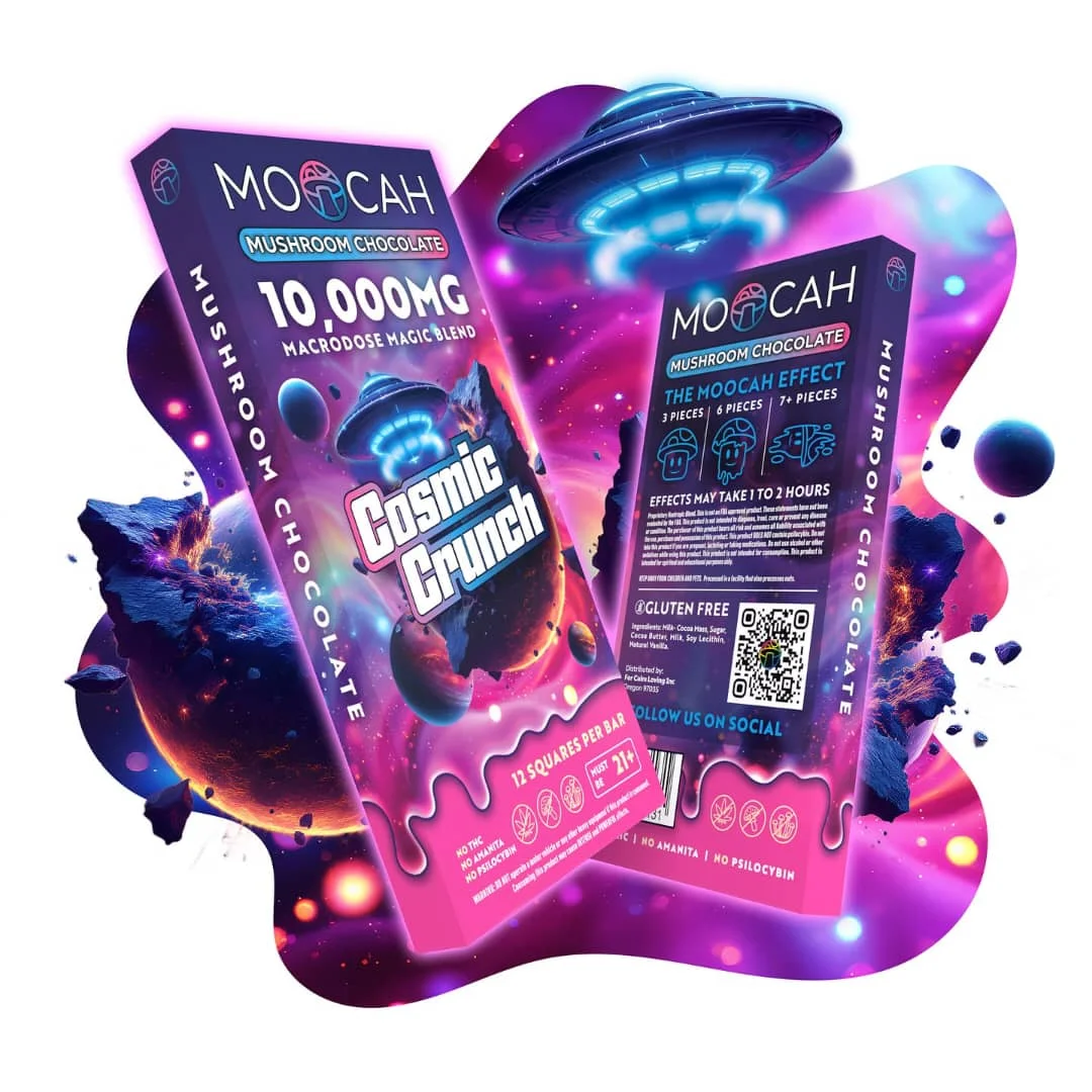 moocah mushroom chocolate bar